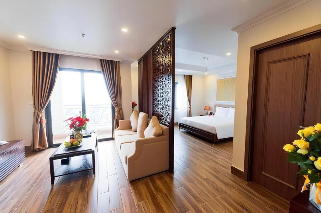 Bed in Kim Bao Hotel