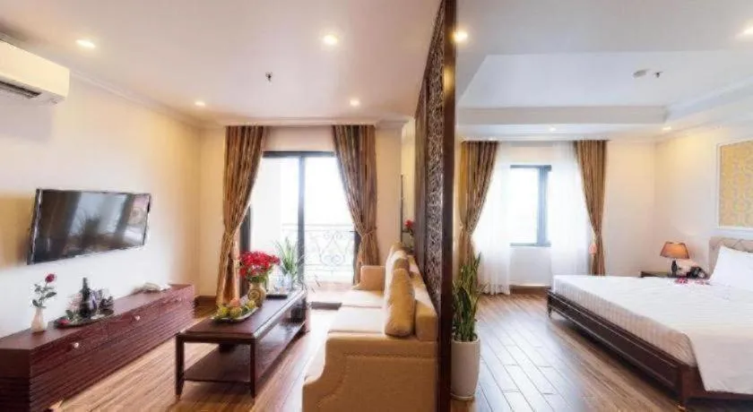 Bed in Kim Bao Hotel