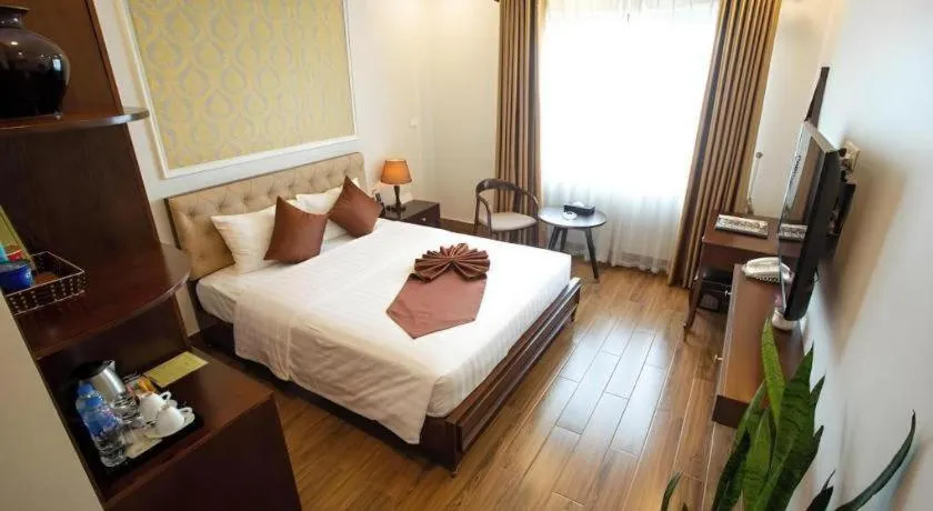 Bed in Kim Bao Hotel