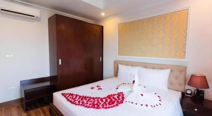 Bed in Kim Bao Hotel