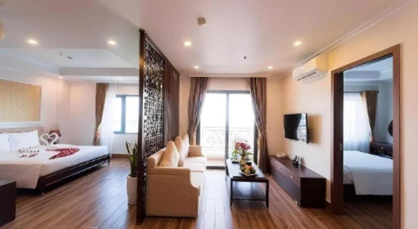 Bed in Kim Bao Hotel