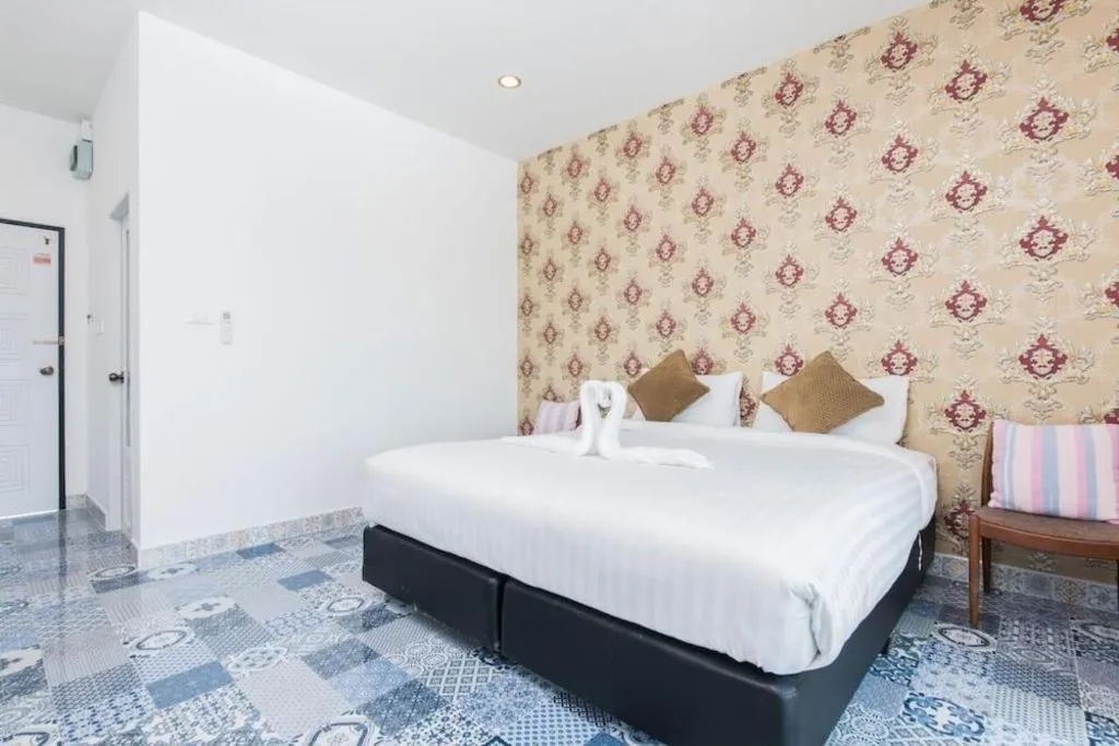 Bed in Oasis Hiso Hotel