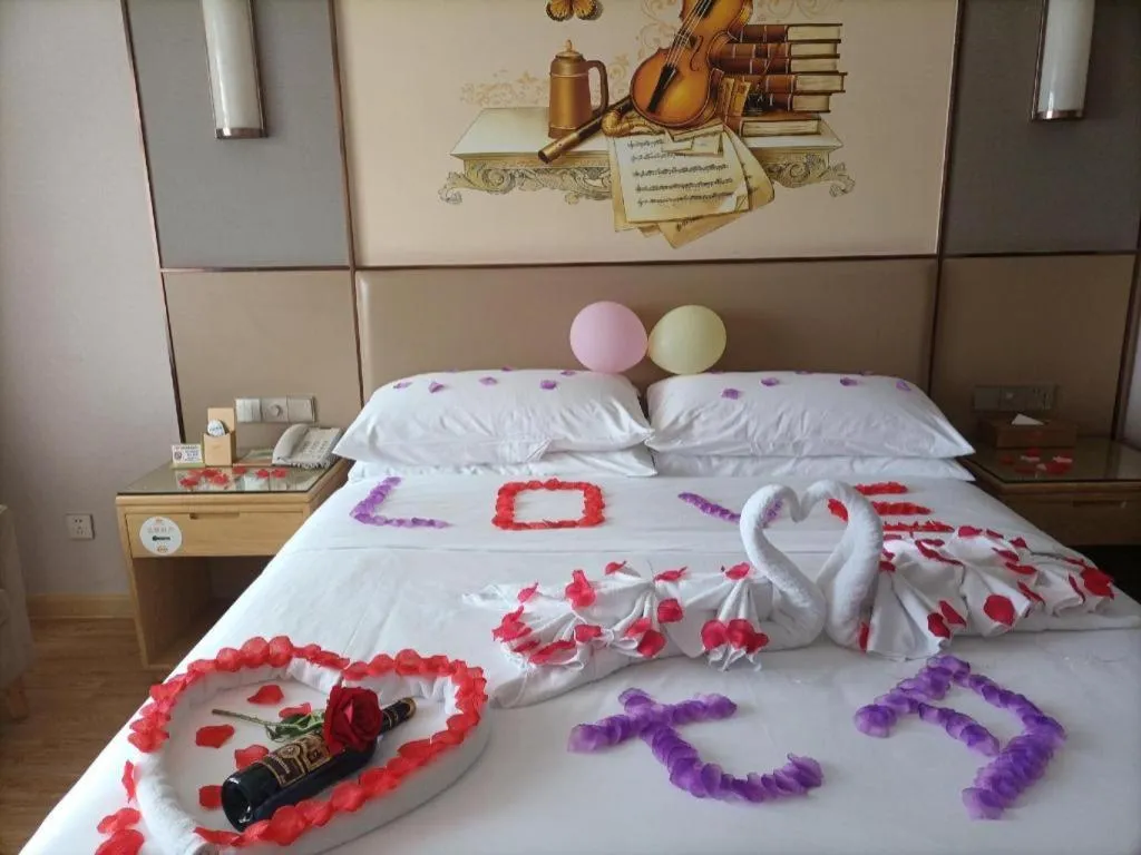 Bed in Vienna Hotel Nanning Xiangsi Lake University Town