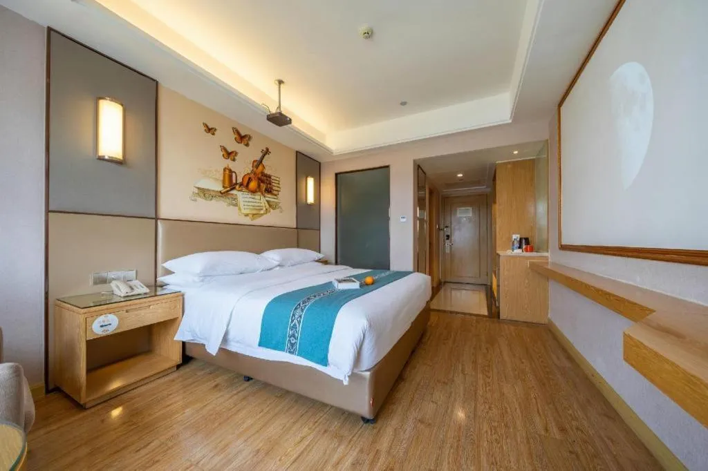 Bed in Vienna Hotel Nanning Xiangsi Lake University Town