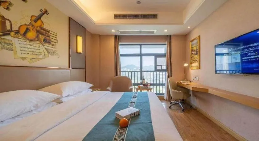 Bed in Vienna Hotel Nanning Xiangsi Lake University Town