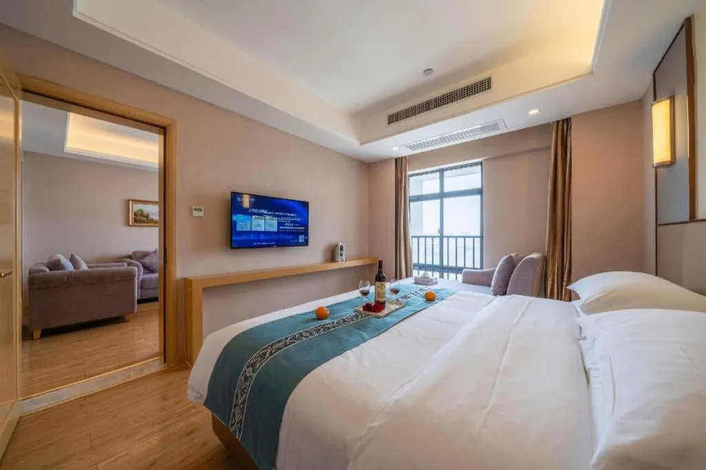 Bed in Vienna Hotel Nanning Xiangsi Lake University Town