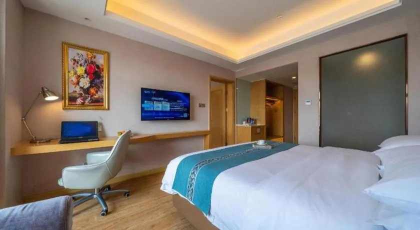 Bed in Vienna Hotel Nanning Xiangsi Lake University Town