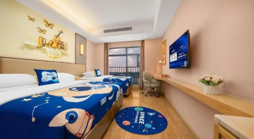 Bed in Vienna Hotel Nanning Xiangsi Lake University Town