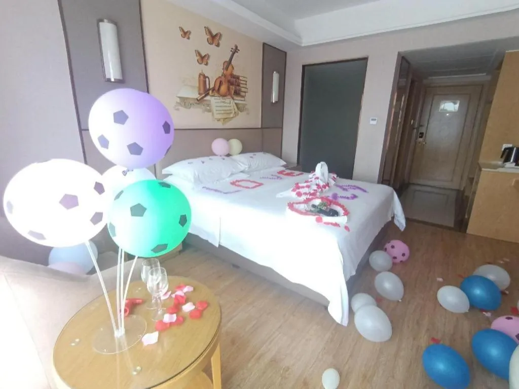 Bed in Vienna Hotel Nanning Xiangsi Lake University Town