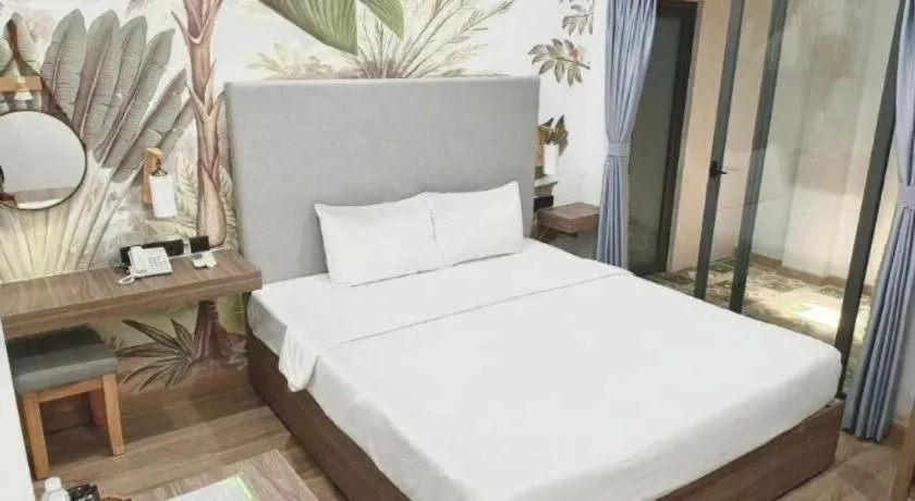 Bed in Green Oasis Hotel