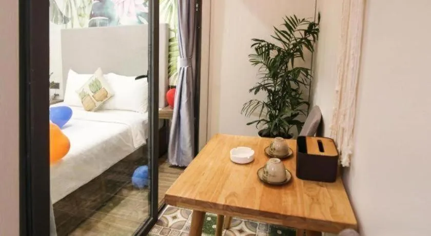 Bed in Green Oasis Hotel