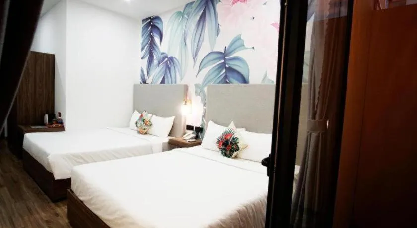 Bed in Green Oasis Hotel