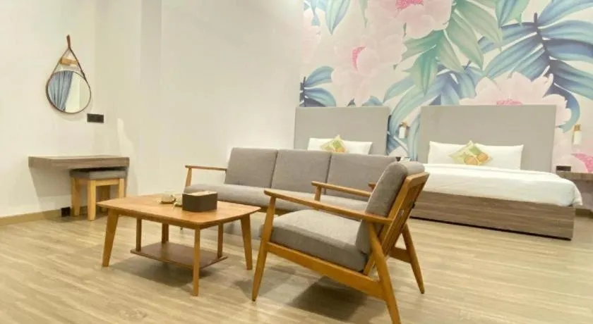 Bed in Green Oasis Hotel