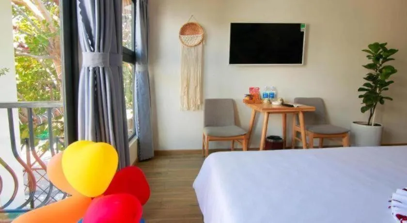 Bed in Green Oasis Hotel