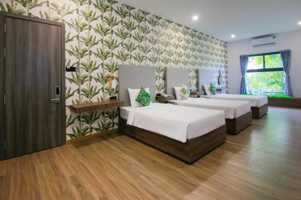 Bed in Green Oasis Hotel