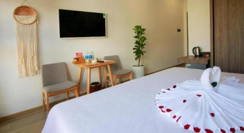 Bed in Green Oasis Hotel