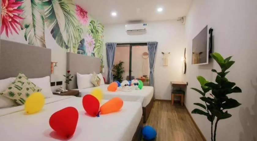 Bed in Green Oasis Hotel