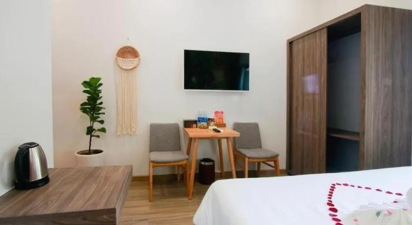 Bed in Green Oasis Hotel