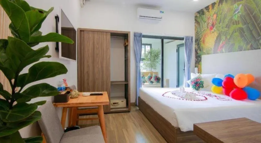 Bed in Green Oasis Hotel