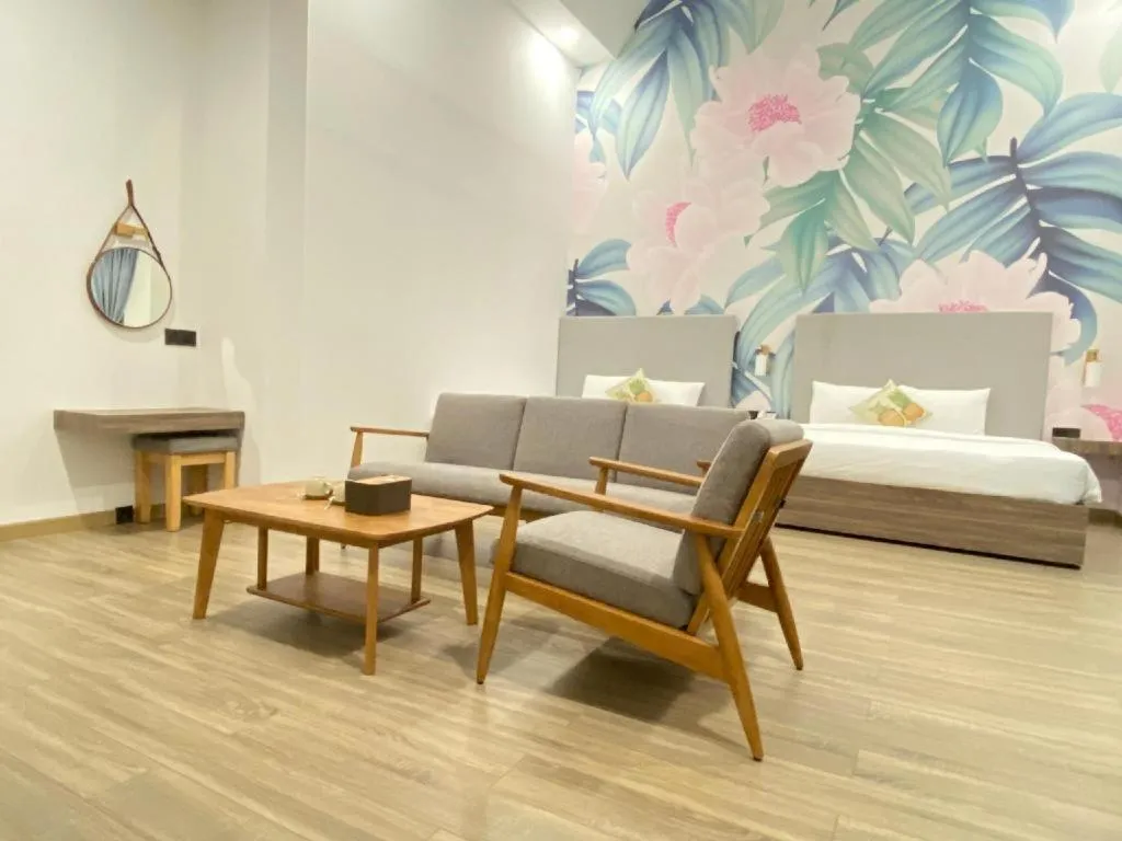 Bed in Green Oasis Hotel