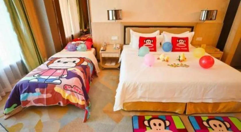 Bed in Shanghai Fuyue Hotel