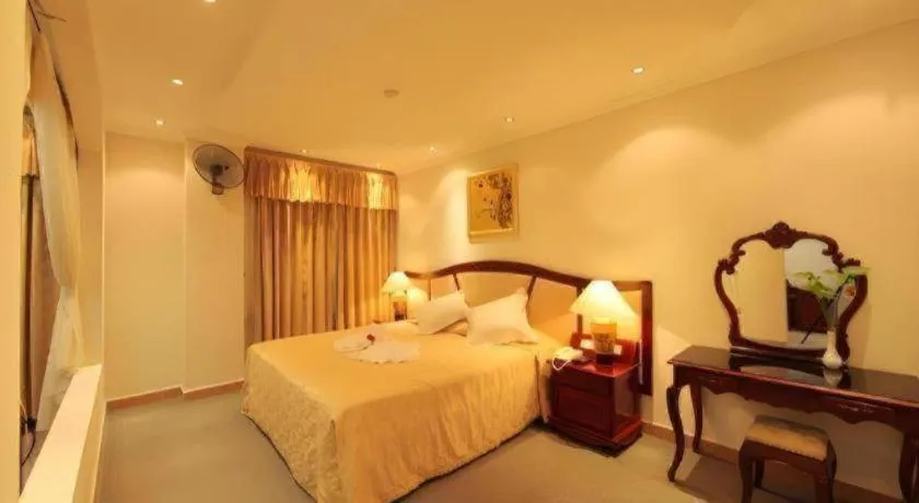 Bed in Khan Quang Do Hotel