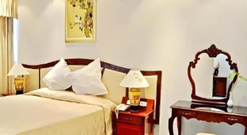 Bed in Khan Quang Do Hotel