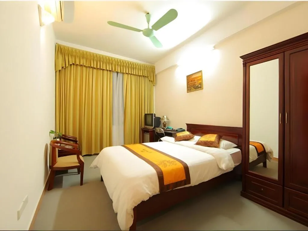 Bed in Khan Quang Do Hotel