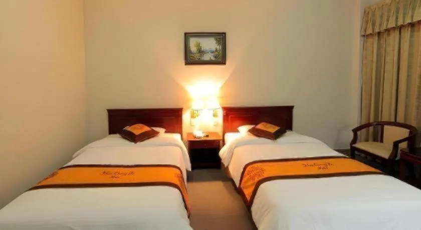 Bed in Khan Quang Do Hotel