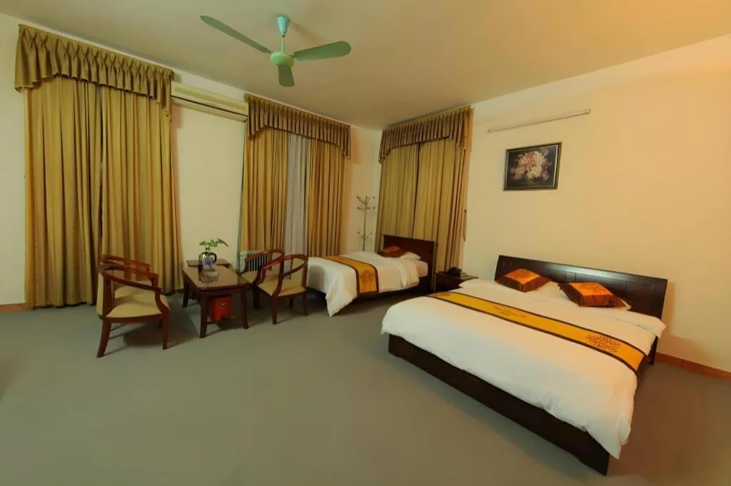 Bed in Khan Quang Do Hotel