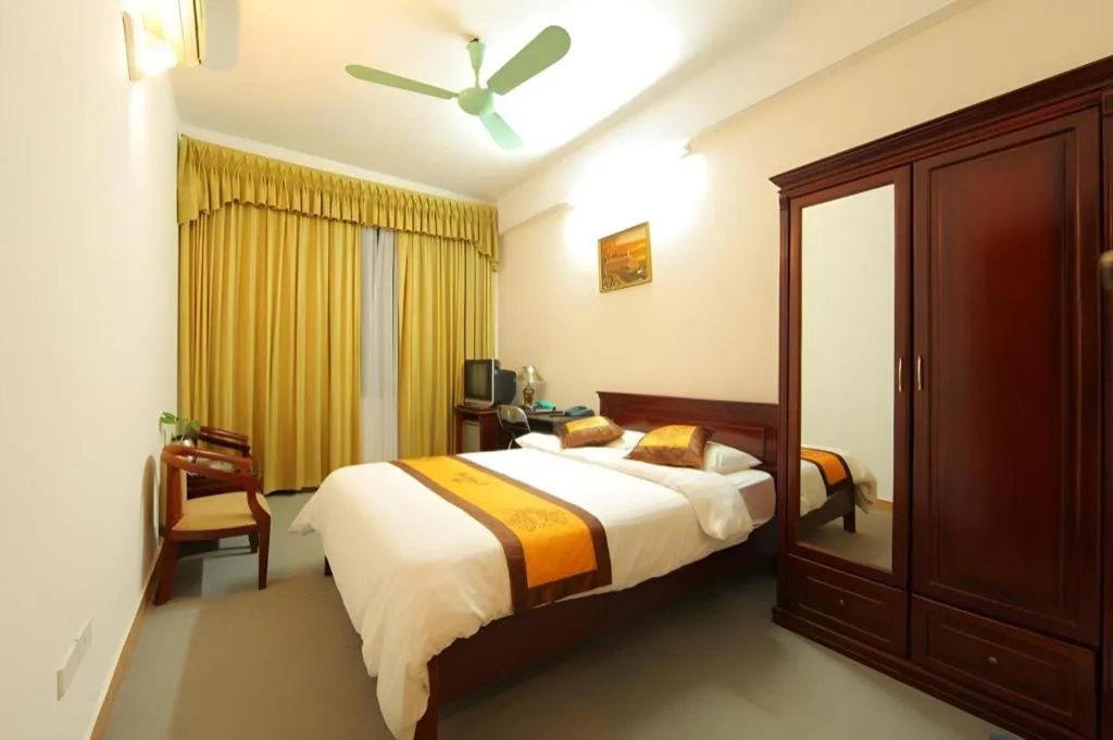 Bed in Khan Quang Do Hotel