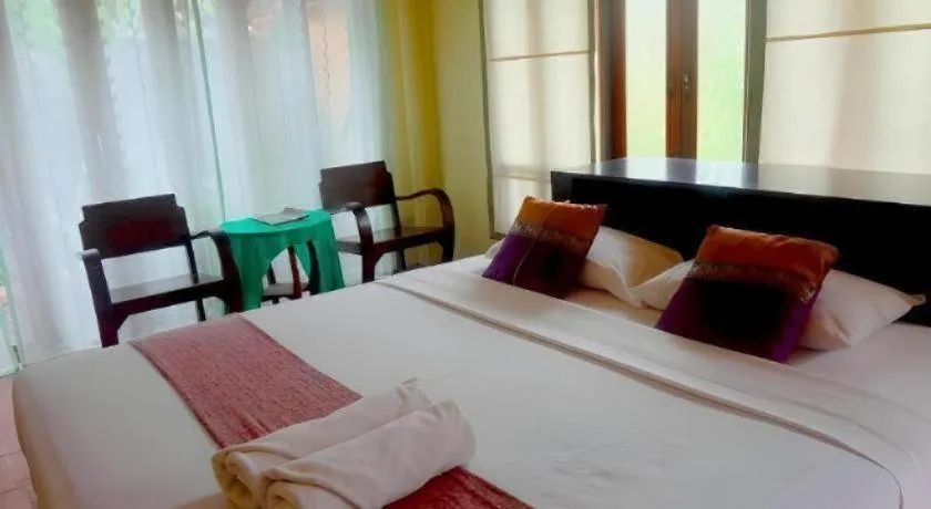 Bed in Aroma Pai Spa Hotel