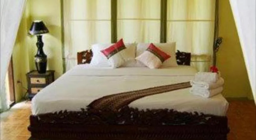 Bed in Aroma Pai Spa Hotel