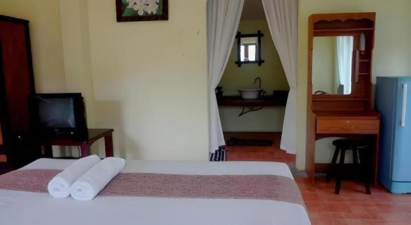 Bed in Aroma Pai Spa Hotel