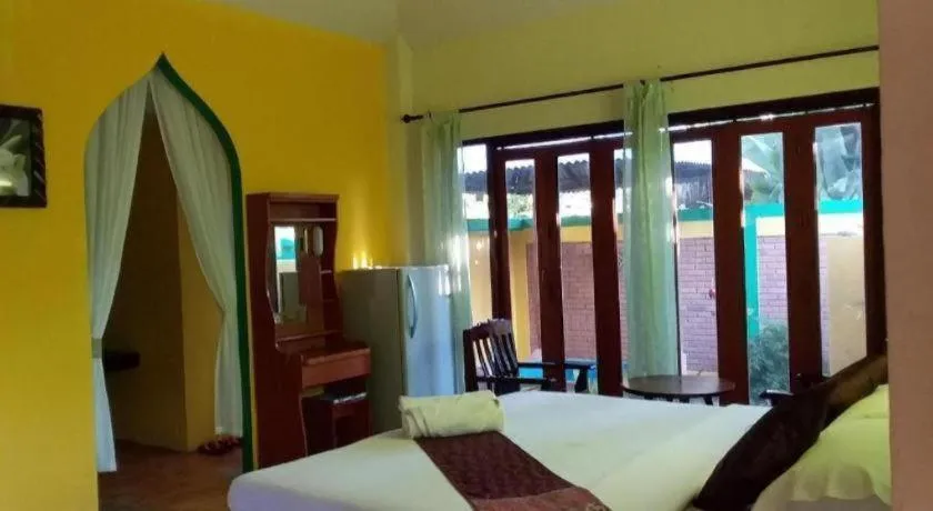 Bed in Aroma Pai Spa Hotel