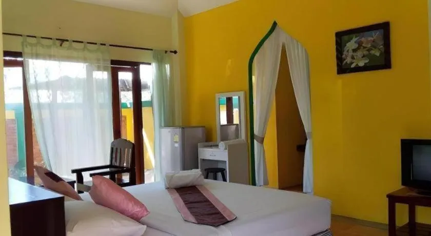 Bed in Aroma Pai Spa Hotel