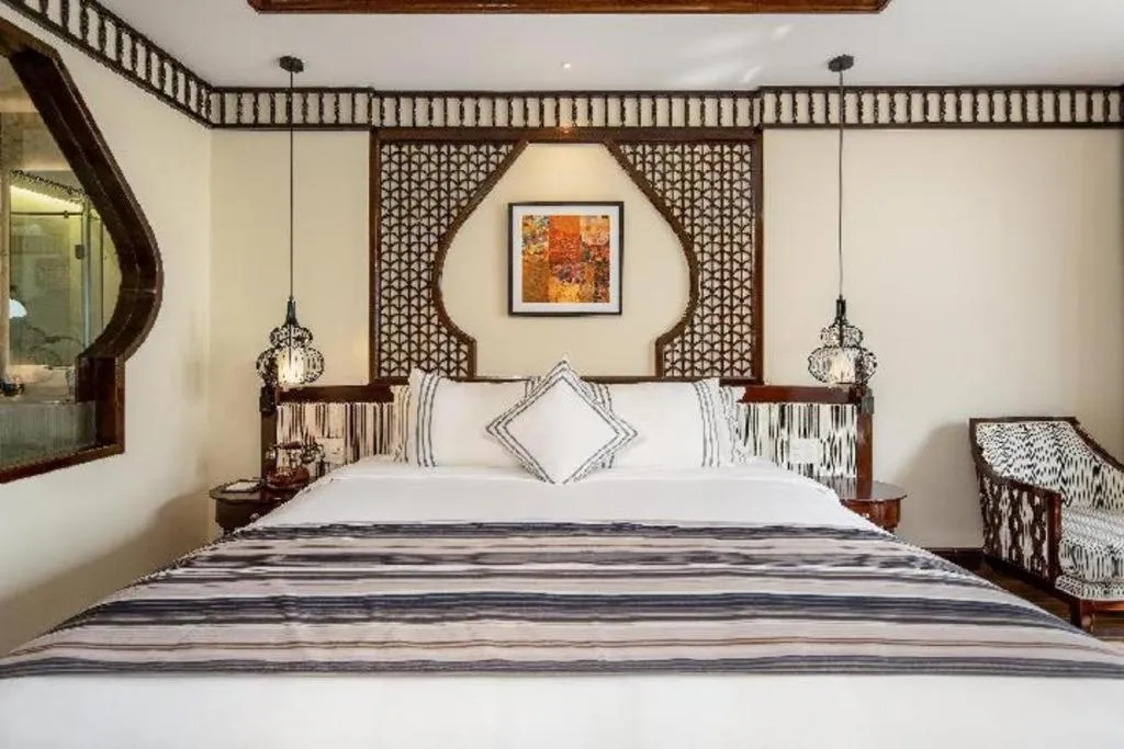 Bed in Le Pavillon Hoi An Paradise Hotel & Spa