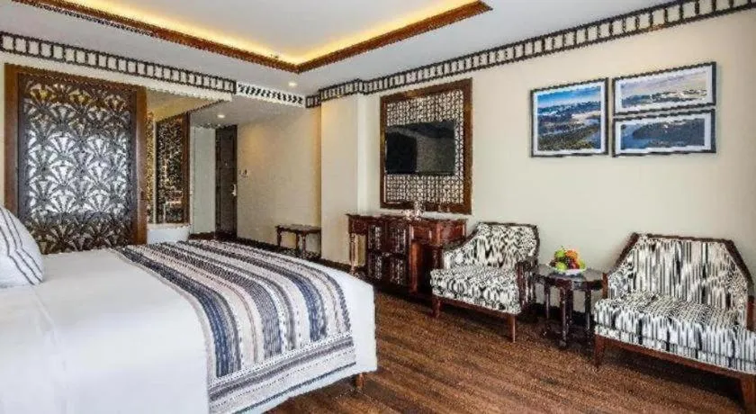 Bed in Le Pavillon Hoi An Paradise Hotel & Spa