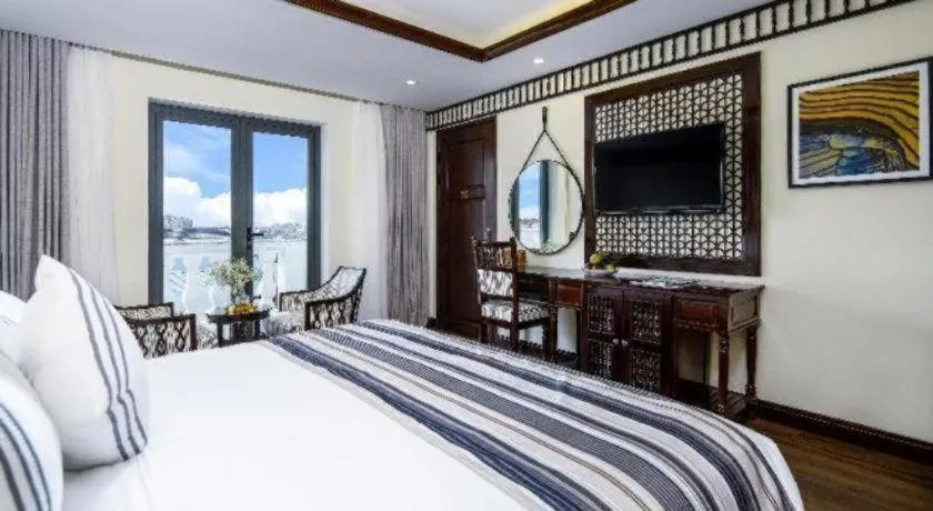 Bed in Le Pavillon Hoi An Paradise Hotel & Spa