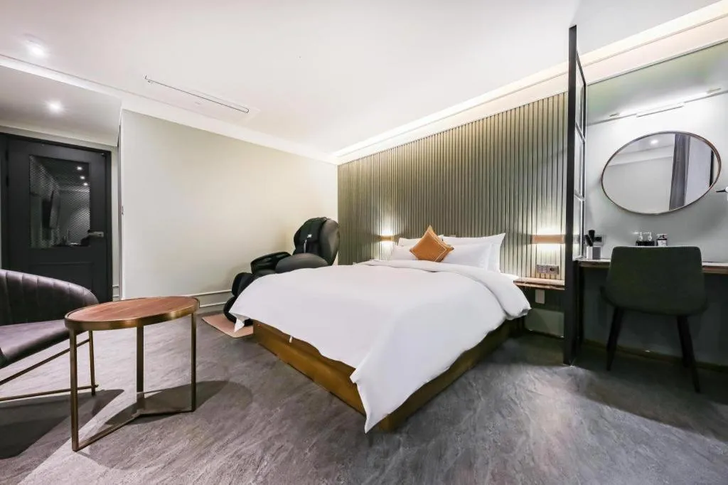 Bed in Cheongju Maryjane Hotel