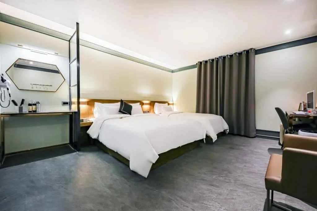 Bed in Cheongju Maryjane Hotel