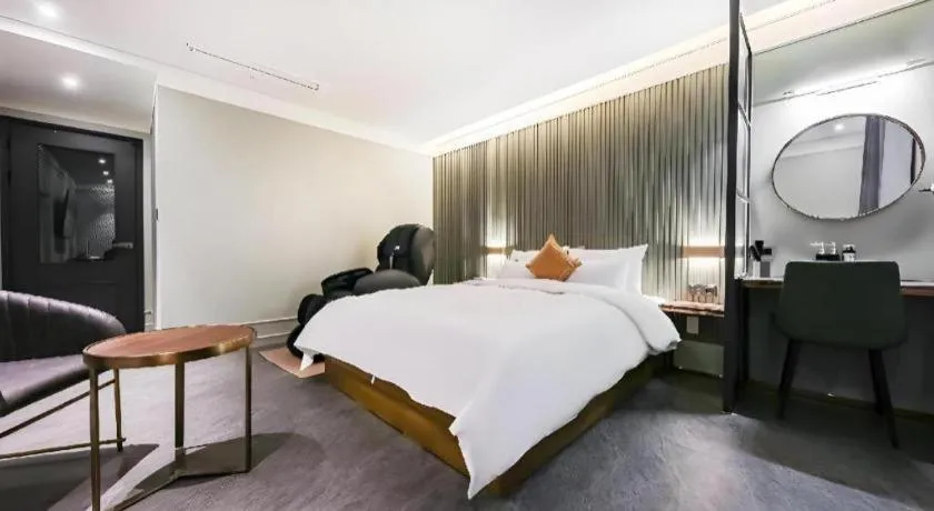 Bed in Cheongju Maryjane Hotel