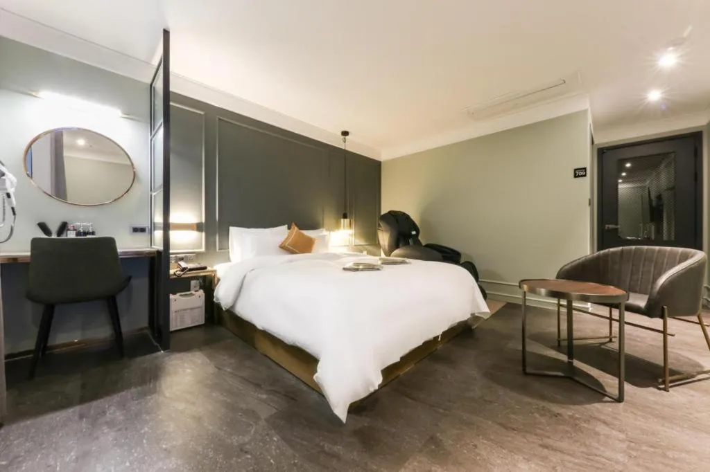 Bed in Cheongju Maryjane Hotel