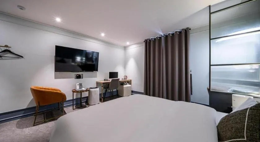 Bed in Cheongju Maryjane Hotel