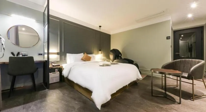 Bed in Cheongju Maryjane Hotel