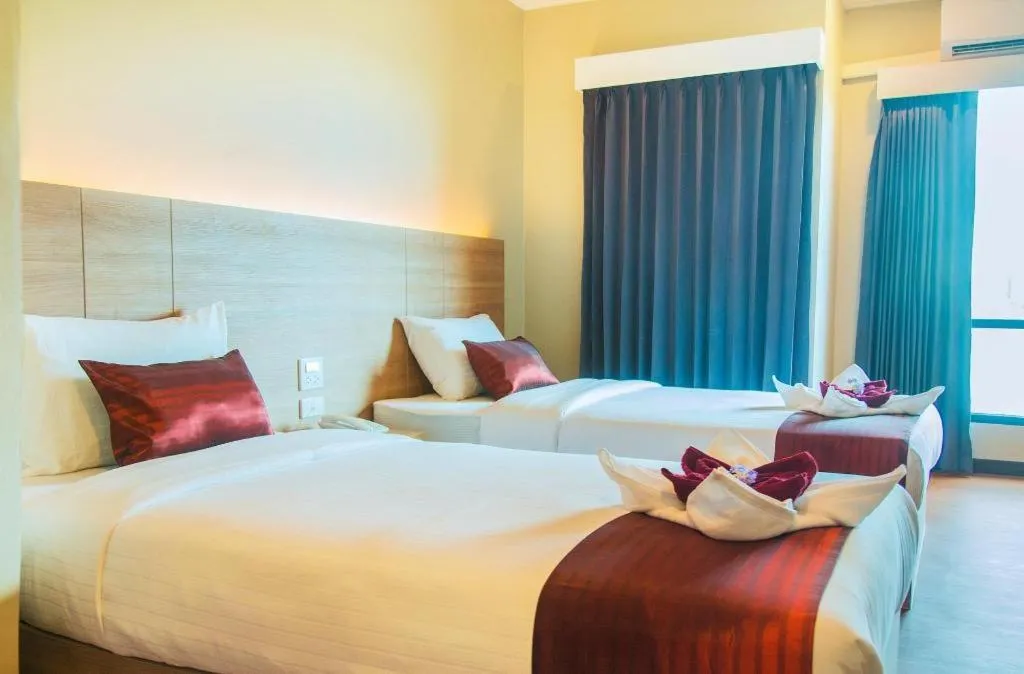 Bed in ATK HATYAI HOTEL