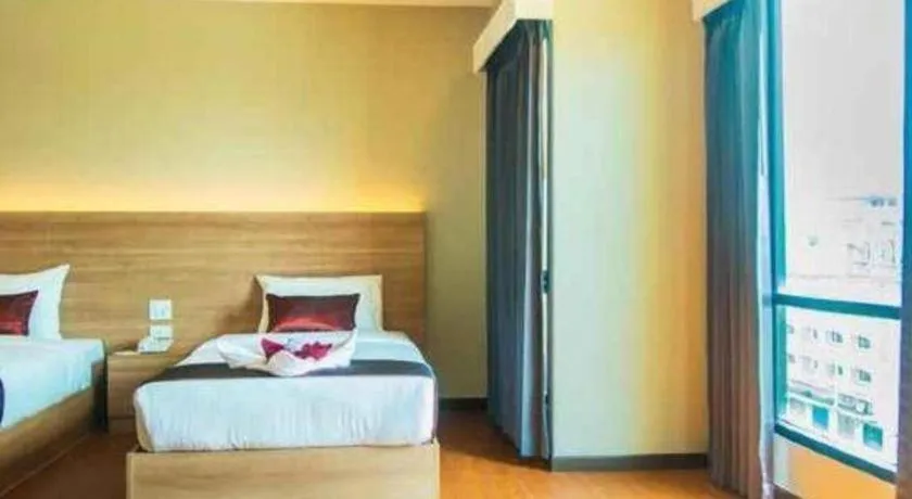 Bed in ATK HATYAI HOTEL