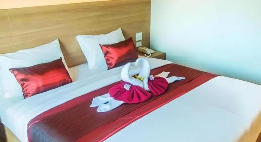 Bed in ATK HATYAI HOTEL