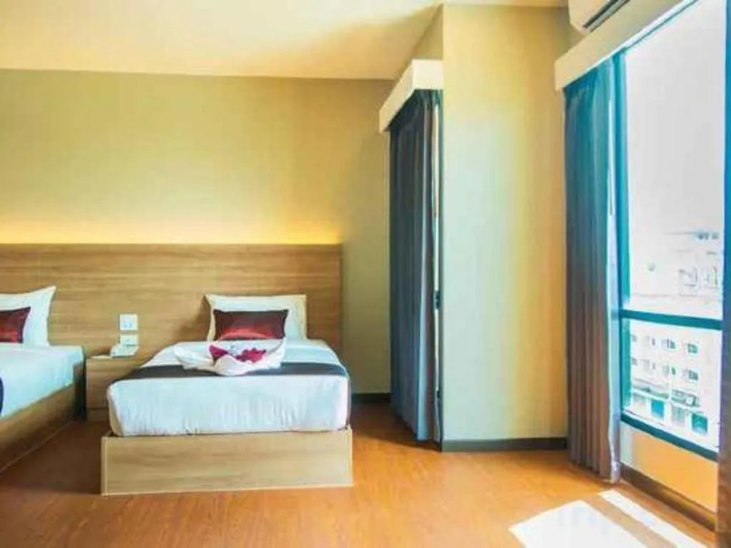 Bed in ATK HATYAI HOTEL