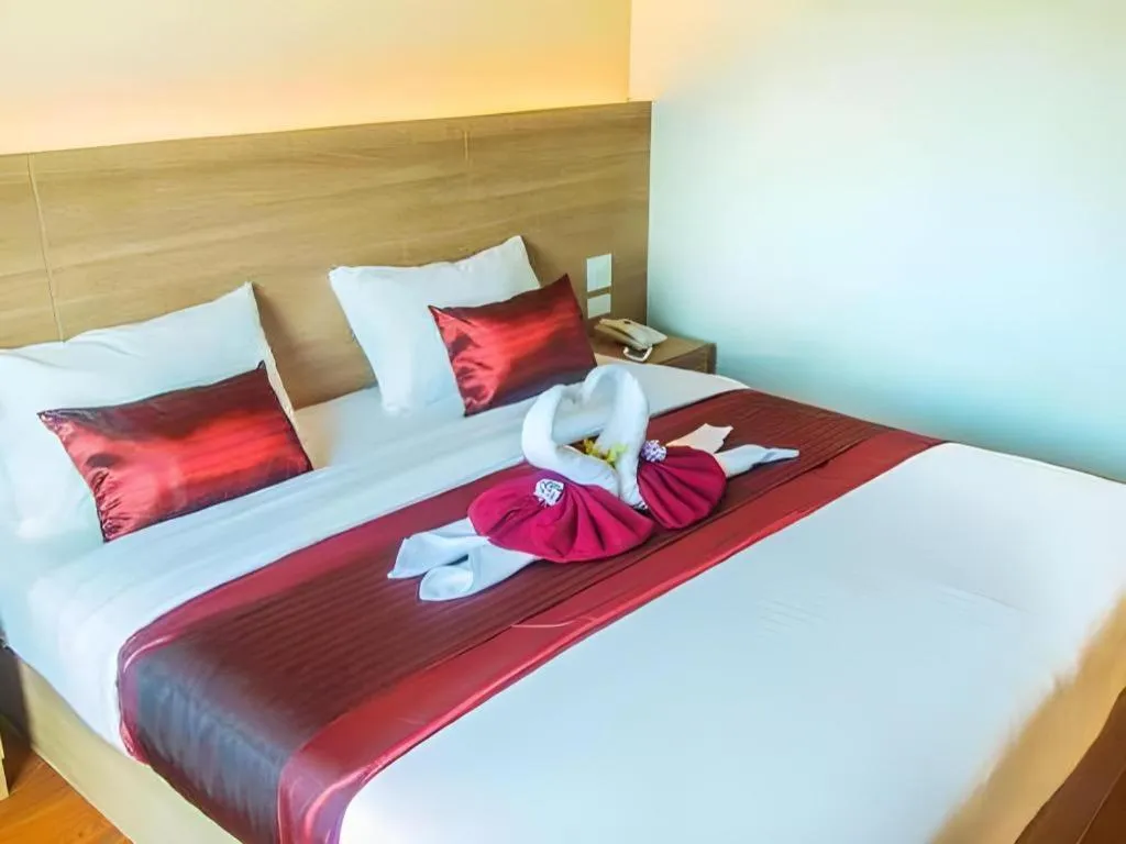 Bed in ATK HATYAI HOTEL